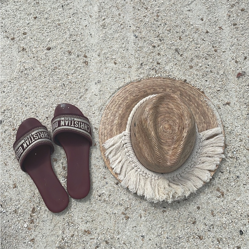 Burgundy Sandals